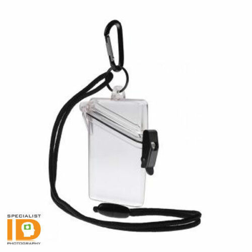 Witz See It Safe Clear Waterproof Id Badge Holder 00411 - Translucent Dry Case